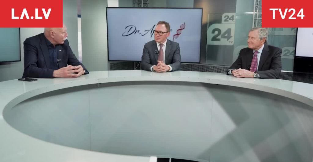 VIDEO: Stenfordas Universitātes profesors Kristaps Zariņš Latvijas Ārstu 10. kongresā stāsta Pēterim Apinim un profesoram Dainim Krieviņam